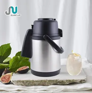 Carafe isotherme sous vide en acier inoxydable avec pompe à air, double paroi isolée, pour la maison et le bureau, sans BPA - Product Image 2