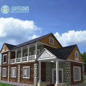 Hiện đại phong cách Châu Âu ánh sáng thép prefab nhà kit của Trung Quốc Modular nhà/biệt thự cho Tiny nhà - Product Image 4