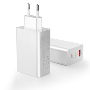 Gan 65W Tường Sạc 3 Cổng USB Loại C Nhanh Chóng Sạc EU/Chúng Tôi Cắm Cho Máy Tính Xách Tay Samsung Galaxy - Product Image 2