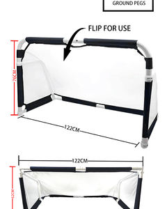 Filet <span class=keywords><strong>de</strong></span> <span class=keywords><strong>football</strong></span> hexagonal étroitement tissé Pakistan noir et blanc/noir et jaune 5*3FT équipement <span class=keywords><strong>de</strong></span> terrain pliable - Product Image 6