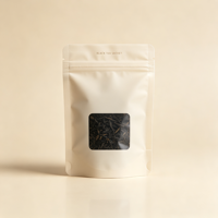 Pochette en plastique alimentaire multi-styles personnalisable avec fermeture éclair refermable pour l'emballage de café en grains et de feuilles de thé en détail
