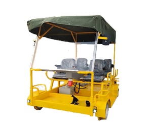 Meistverkaufter Tiegong Eisenbahn-Inspektionswagen LPC-4 mit Elektroantrieb, Stahl-Aluminium-Karren für - Product Image 1