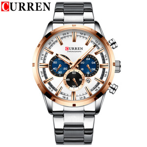 CURREN <span class=keywords><strong>orologi</strong></span> 8355 uomini Relogio Masculino moda <span class=keywords><strong>uomo</strong></span> con in acciaio inox Top Brand <span class=keywords><strong>di</strong></span> lusso sport cronografo orologio al quarzo - Product Image 3