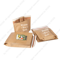 Pochette en papier Kraft brun Compostable A4 avec poignée torsadée, sac en papier Kraft, cadeau artisanal, Logo personnalisé imprimé, XCGS blancs
