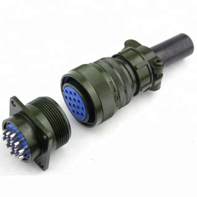 Circular Straight Aviation Connector P20W 4Pin 20mm Waterproof and Corrosion Resistant Industrial Plug and Socket