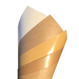 15g PE Coated Kraft <b>Paper</b> Sheet Greaseproof 325GSM waterproof Craft <b>Paper</b> Brown / White color - Product Image 5