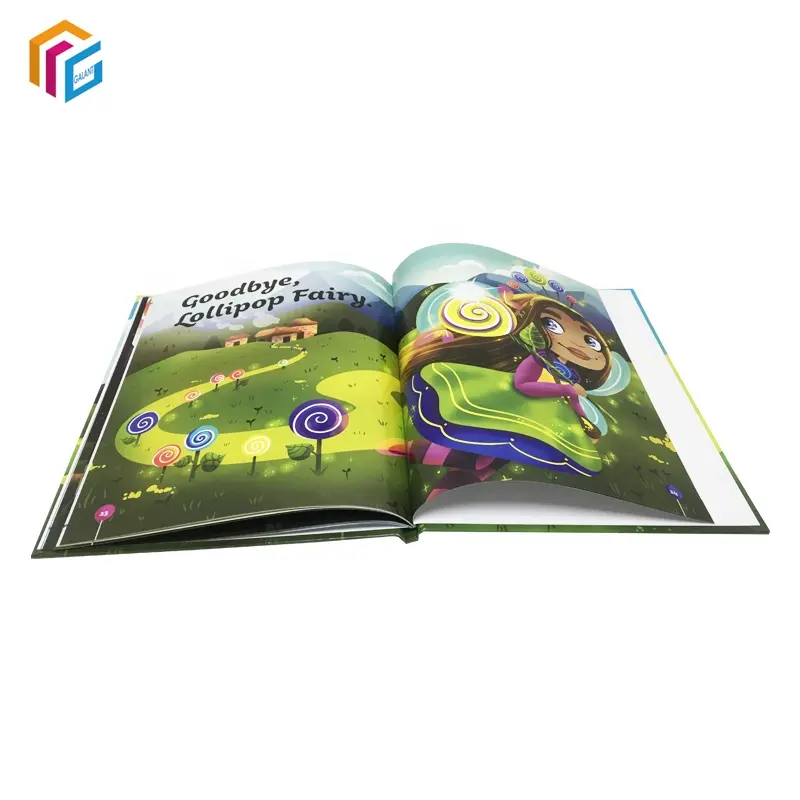 Factory Custom Full Color Printing Kid Fiction Book Hardcover Customization Coloring Book For Kids