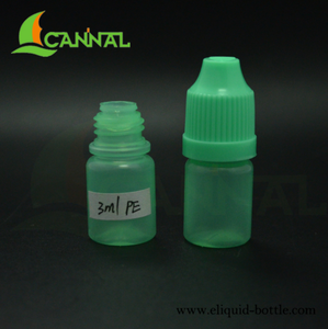 Flacon en plastique compressible Ecannal 3 ml, anti-fuite, conforme à la réglementation TPD, non toxique et à dosage contrôlable, avec embout compte-gouttes et bouchon sécurité enfant - Product Image 3