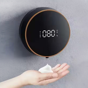 Máy phân phối xà phòng lỏng dạng bọt cảm biến tự động gắn tường có thể sạc lại bằng tia hồng ngoại với màn hình LED - Product Image 1