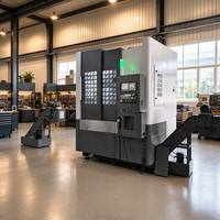 Torno vertical CNC VTC600 de columna única de alta resistencia para mecanizado de ruedas de aleación y tambores de freno