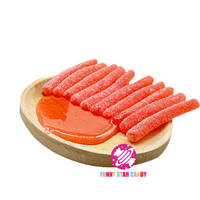 Bonbons gélifiés personnalisés en gros, bâtonnets de bonbons mous, confiture de fruits liquide acidulée, bonbons à mâcher