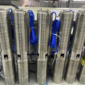 Bomba sumergible de riego solar híbrida de 2.2kw, cabezal de CA CC, 200 metros, 120 M3/h con impulsor de plástico de alta presión para agricultura - Product Image 6