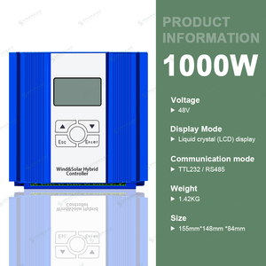 Ba Lan Cổ Phiếu 1000W 48V MPPT Gió Năng Lượng Mặt Trời Hybrid Boost <span class=keywords><strong>Dump</strong></span> Tải Máy Phát Điện Gió Năng Lượng Mặt Trời Bảng Điều Khiển Charge Điều Khiển - Product Image 4