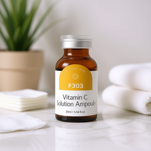 Ampolla de solución de vitamina C V21 de 25 ml con ácido ferúlico para un suero iluminador para el cuidado de la piel - Product Image 6
