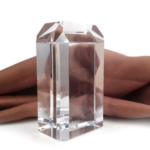 크리스탈 클리어 K9 유리 빈 큐브 풍수 기념품 공예의 명예 각인 3D 레이저 새겨진 3d 사진 크리스탈 큐브 - Product Image 6