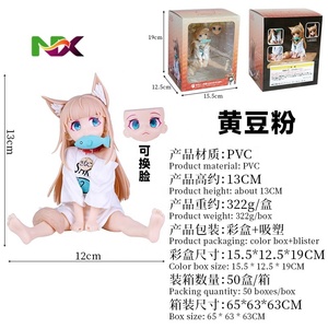 ฟิกเกอร์คินาโกะ สาวแมวนั่งกินปลา โมเดลสวยงาม ของสะสมอนิเมะ ขายส่ง ของตกแต่งโต๊ะทำงาน ขนาดใหญ่ - Product Image 2