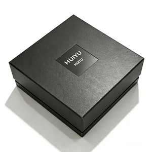 Boîte à parfum de luxe à fermeture magnétique, noire, rigide, avec logo personnalisé, emballage de parfum haut de gamme pour flacon de 50 ml, vente en gros OEM - Product Image 3