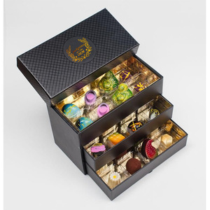 Scatola regalo rettangolare amore e cioccolato scatola regalo floreale di san valentino per cibo e Cadeau <span class=keywords><strong>Amour</strong></span> - Product Image 5