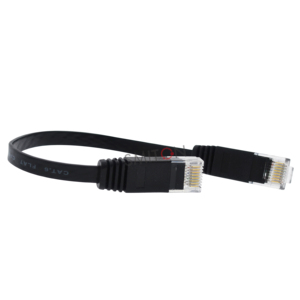 <span class=keywords><strong>Cable</strong></span> de Red Ethernet Cat6 Negro de 10 pies, <span class=keywords><strong>Cable</strong></span> de <span class=keywords><strong>Internet</strong></span> y Computadora con Conectores RJ45, <span class=keywords><strong>Cable</strong></span> Ethernet Plano Cat 6 para LAN - Product Image 5
