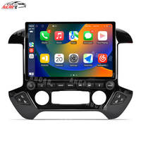 AUCAR Autoradio Android 13 pouces avec GPS, navigation, lecteur multimédia pour GMC Sierra Chevrolet Silverado 2014-2019