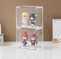 Boîte de présentation en acrylique pour Elite Trainer Box (ETB) avec protection UV transparente, boîtes de rangement en acrylique pour boosters TCG avec couvercle magnétique