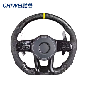 Volant en fibre de carbone personnalisé pour Mercedes Benz AMG C <span class=keywords><strong>E</strong></span> S Classe G W204 W205 W222 Y compris G500 G55 G63 S500 S320 - Product Image 1