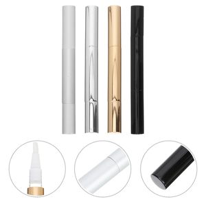 3ml/5ml Portable Travel Lipstick <b>Pen</b> with Screw Cap Pink Black Gold Color Twist <b>Pen</b> and Bristle Brush - Product Image 5