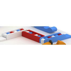 Juego de Juegos Interior de Plástico Colorido para Niños con Coches y Bloques, Juguete Educativo para el Área de Juegos en Casa - Product Image 2