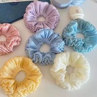 Vente en gros de chouchous pour cheveux en mousseline de soie personnalisés, élastiques et froissés, pour femmes, dames et jeunes filles, pour le quotidien, les fêtes, la décoration, les cadeaux promotionnels et les cadeaux de marque