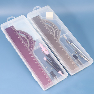 Chxn 20Cm Sinh Viên Tốt Nghiệp Kim Loại La Bàn Rer Năm Mảnh Nhựa Toán Học Tập Thiết Lập Cho Các Trường Học Sử Dụng - Product Image 3