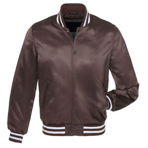 Veste universitaire en cuir personnalisée pour hommes avec patchs avec logo, style Street Wear pour baseball et camionneurs Letterman - Product Image 5