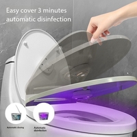 Portable Mini USB Rechargeable Ultraviolet (UVC) Lampe de stérilisation des toilettes Dispositif de désinfection domestique Brosse à dents Désinfection
