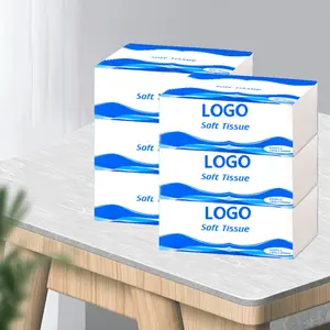 Hz Zacht Tissue Papier Oem Logo Gezicht Tissuepapier