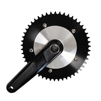 SNAIL TM700-H Pédalier d'entraînement en alliage d'aluminium pour vélo de piste, pignon fixe 47T-61T BCD 144 151mm Q-Factor