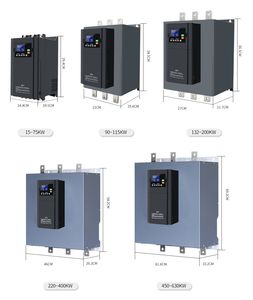 Chất lượng cao thông minh trực tuyến mềm khởi động 110Kw 3 giai đoạn <span class=keywords><strong>AC</strong></span> điện mềm khởi động động cơ - Product Image 3