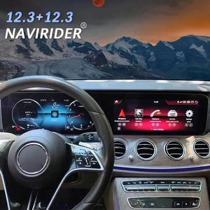 Système de contrôle central vidéo Android pour Mercedes Benz Classe E W213 2016-2018, autoradio avec double écran 12,3+12,3 pouces, GPS, 4G, CarPlay - Product Image 2