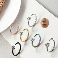 Nouveau Design à la mode Septum Piercing en acier inoxydable nez anneau cerceau bijou corps oreille Piercing Offre Spéciale mode nez anneau pour les femmes