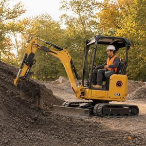 รถขุดขนาดเล็ก 302 CR Compact Mini Crawler Excavator ประสิทธิภาพสูง ประหยัดพลังงาน เหมาะสำหรับโครงการในเขตเมืองและที่อยู่อาศัย - Product Image 4
