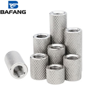 Erweiterte zylindrische gerändelte Hands ch rauben mutter aus rostfreiem Stahl Netz mutter Verschiedene Größen von M3 bis M16 - Product Image 1