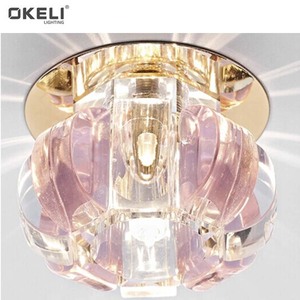 Zhongshan <span class=keywords><strong>casa</strong></span> decoración K9 de pasillo luces de punto increíble colorido pétalo luz <span class=keywords><strong>en</strong></span> G4 luz de la lámpara del punto - Product Image 1