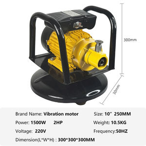 Vibrator beton Internal listrik 220V, frekuensi tinggi 1,5 kW 2HP - Product Image 5