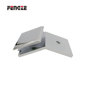 FENGZE <span class=keywords><strong>porta</strong></span> in vetro in acciaio inossidabile <span class=keywords><strong>porta</strong></span> <span class=keywords><strong>scorrevole</strong></span> Clip in vetro doccia in acciaio morsetti per porte in vetro temperato senza telaio - Product Image 2