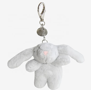 ของเล่นตุ๊กตากระต่ายขนาดเล็กน่ารักพวงกุญแจ<span class=keywords><strong>กระต่าย</strong></span>สีชมพูของเล่นตุ๊กตา - Product Image 4