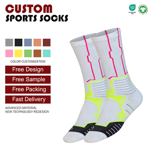 Calcetines de Baloncesto de Alta Calidad, Elite, con Base Gruesa de Toalla, Absorbentes de Sudor, Transpirables, Antideslizantes, de Media Caña, Talla Real - Product Image 2