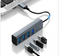 USB 3.0 4-Port Hub kecepatan tinggi penjualan langsung dari pabrik Hub USB kecepatan tinggi 5GBPS stok tersedia