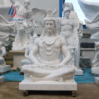 Statue en marbre du Seigneur Shiva