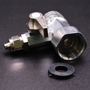 Robinet à bille à trois voies pour purificateur d'eau, 1 entrée, en métal, commande manuelle, pour pièces de filtre à eau - Product Image 2
