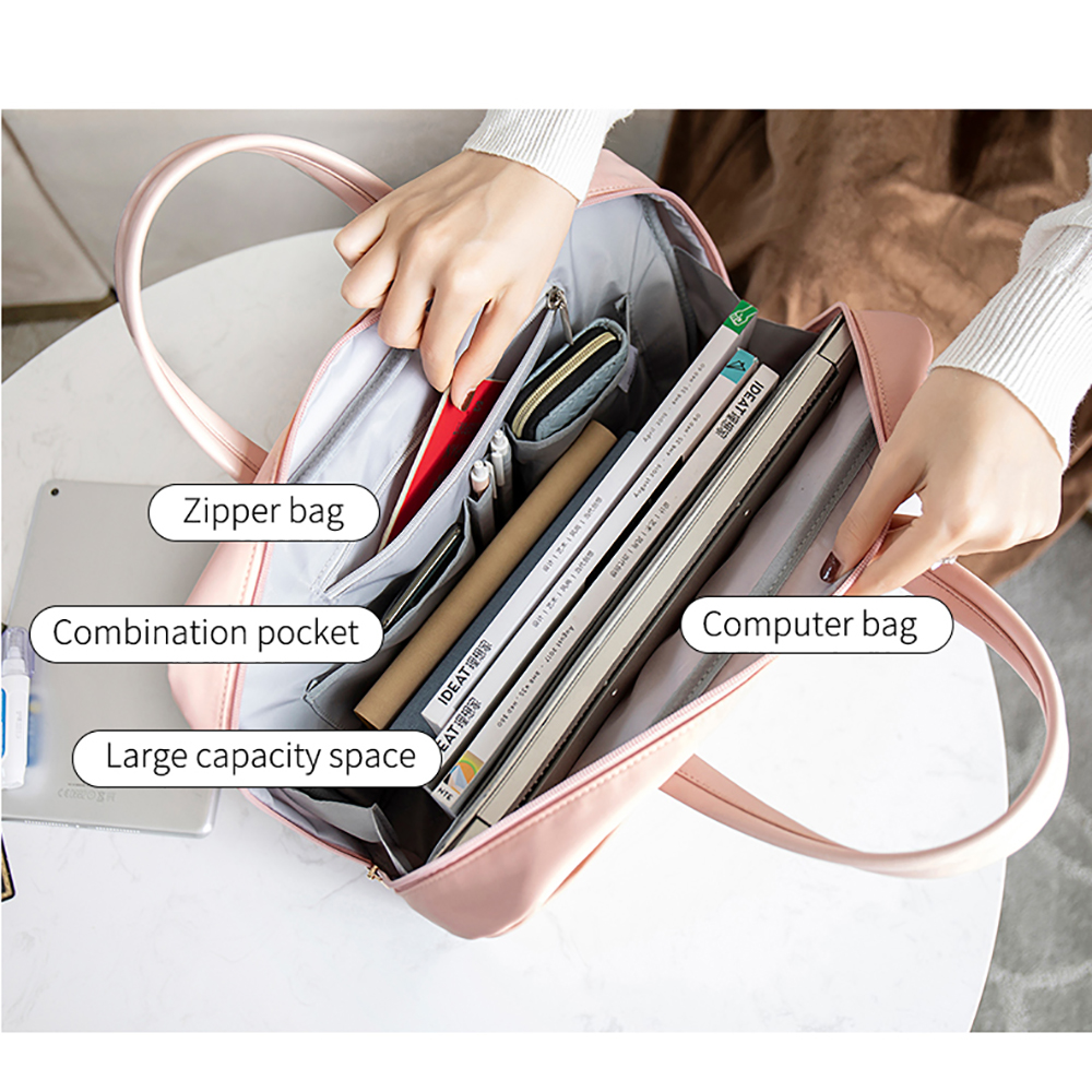 Women's Waterproof Business Laptop Bag – Custom Slim Computer Sleeve & Carrying Case - View 3