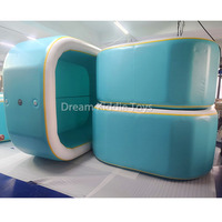 Piscine gonflable portable personnalisée pour enfants en tissu Drop Stitch DWF
