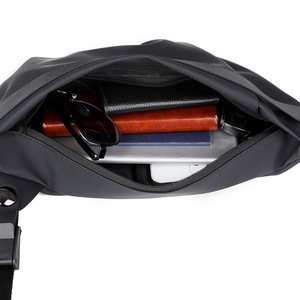 High-Capacity <b>Black</b> Outdoor <b>Backpack</b> for Travel Women's Laptop Bag with <b>Waterproof</b> Polyester Lining and Zipper Closure - Product Image 4
